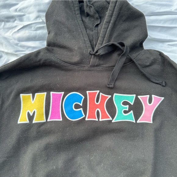 Disney Mickey Mouse x NEFF black hooded pullover sweatshirt - Picture 8 of 11